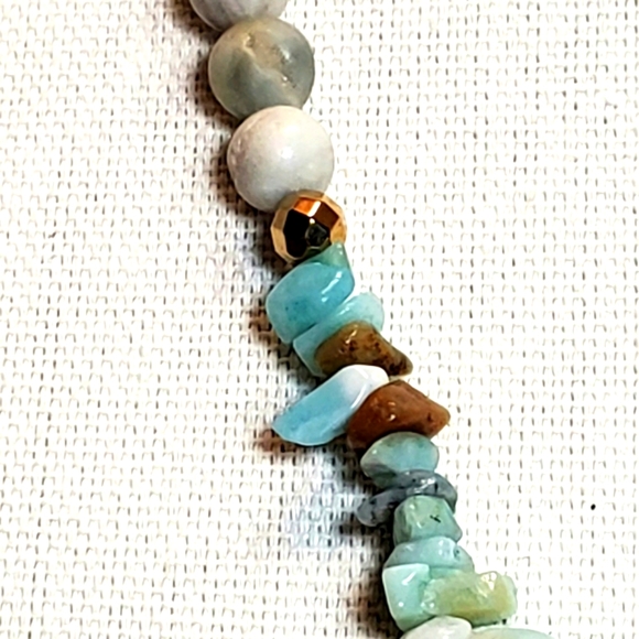 Amazonite Beaded Necklace - Picture 6 of 8